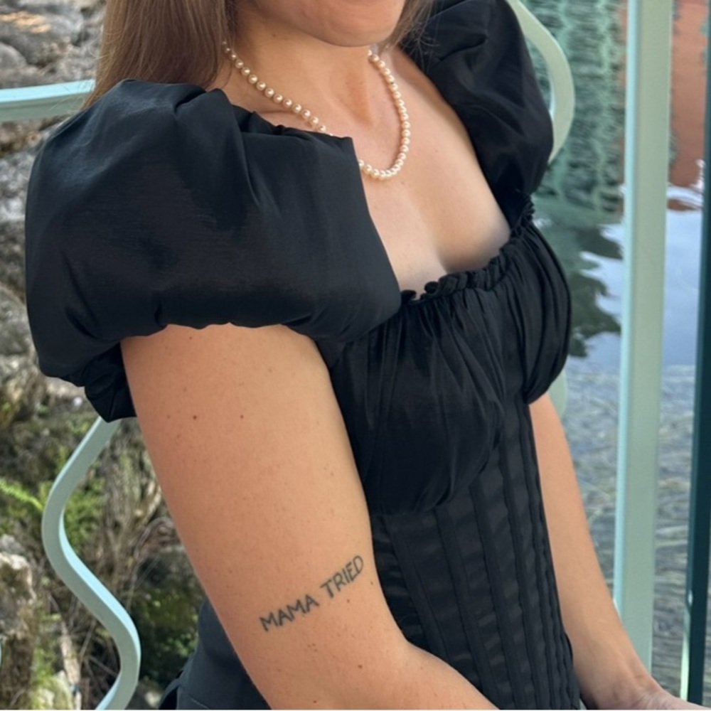 Revolve Claudette Mini Dress in Black - Picture 4 of 6